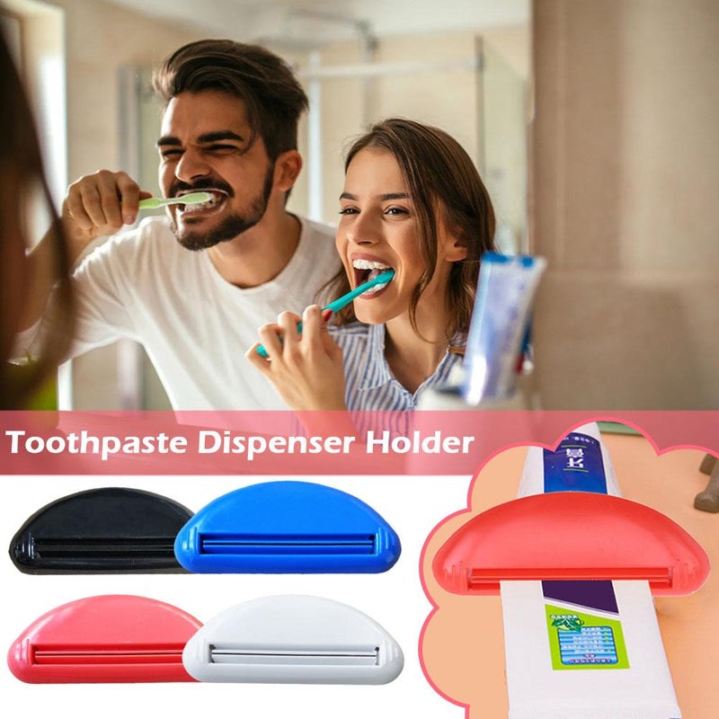 عصارات معجون الأسنان، موزعات عصارات معجون الأسنان، لفافات أنابيب معجون الأسنان، موزعات معجون الأسنان، عصارات أنابيب معجون الأسنان البلاستيكية، مشابك معجون الأسنان المعلقة لتوفير كريم تنظيف الوجه - Image 2
